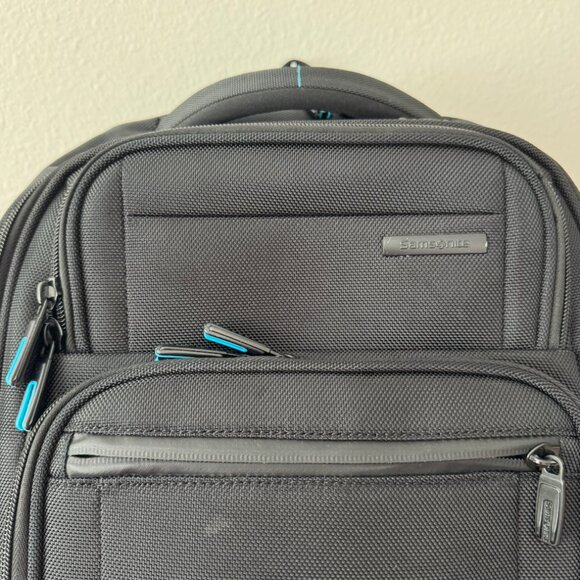 Samsonite Laptop Backpack – Black, Multi-Pocket Travel/Work Bag - Picture 2 of 5